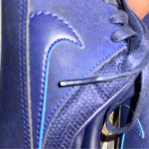 Nike Air Max Thea Navy Blue Leather - Picture 6 of 8